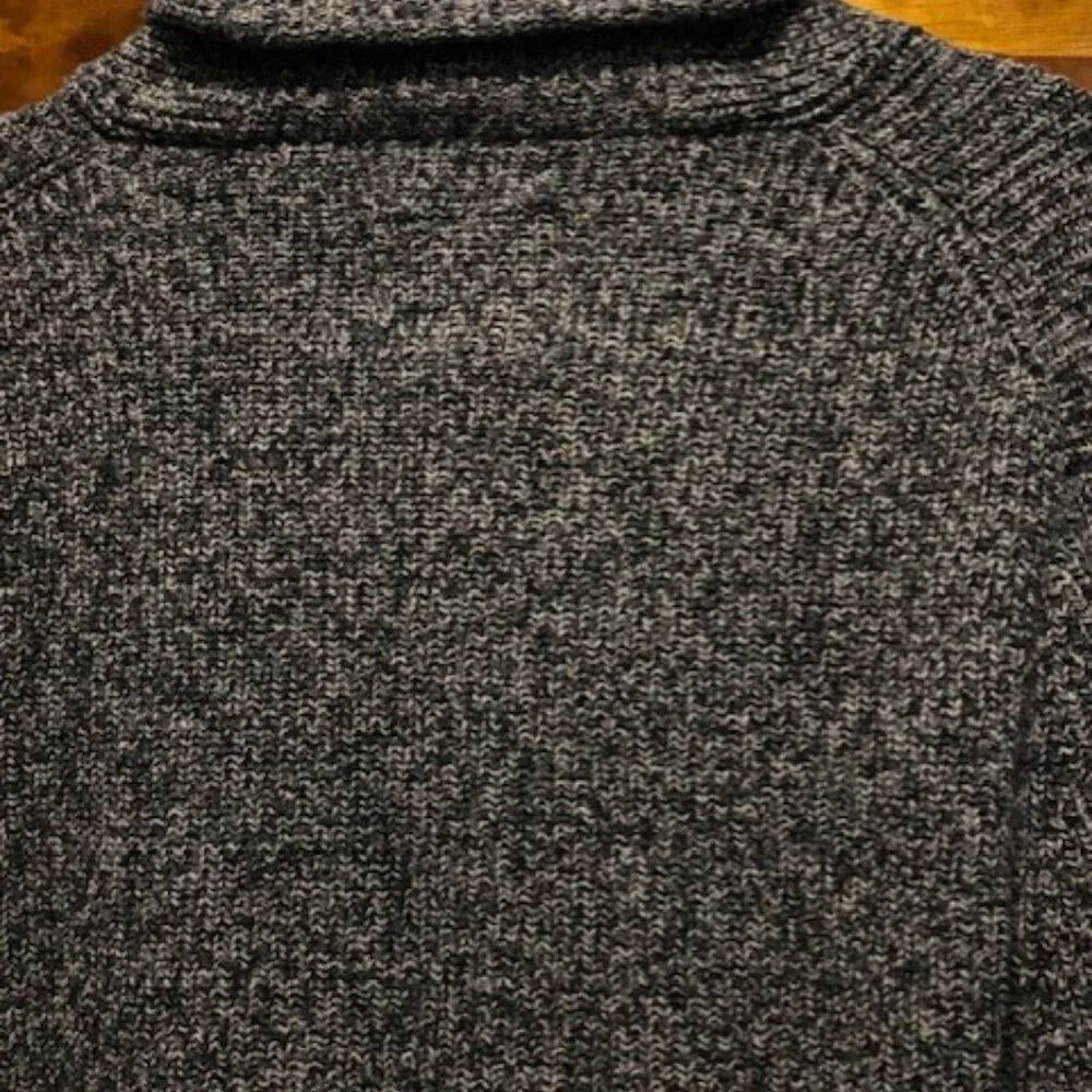 American Eagle Outfitters Men’s L Wool Blend Athletic Fit Shawl Collar Sweater